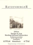 Ratzenberger_Steeger St Jost_kab 2001